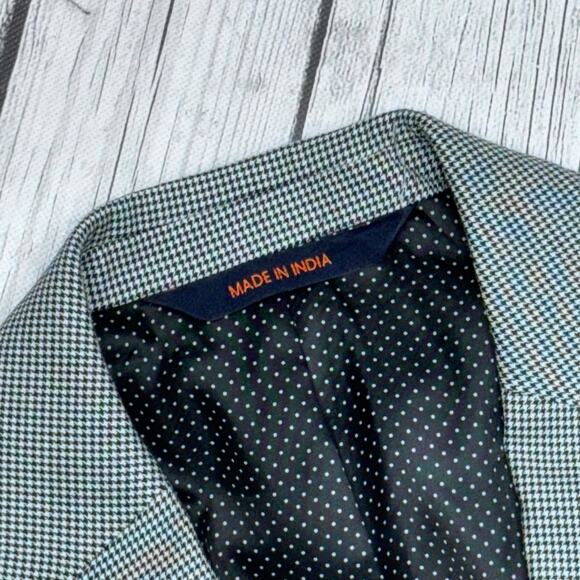 Egara Men’s Skinny Fit Dinner Blazer Size 42 Long - Picture 4 of 6